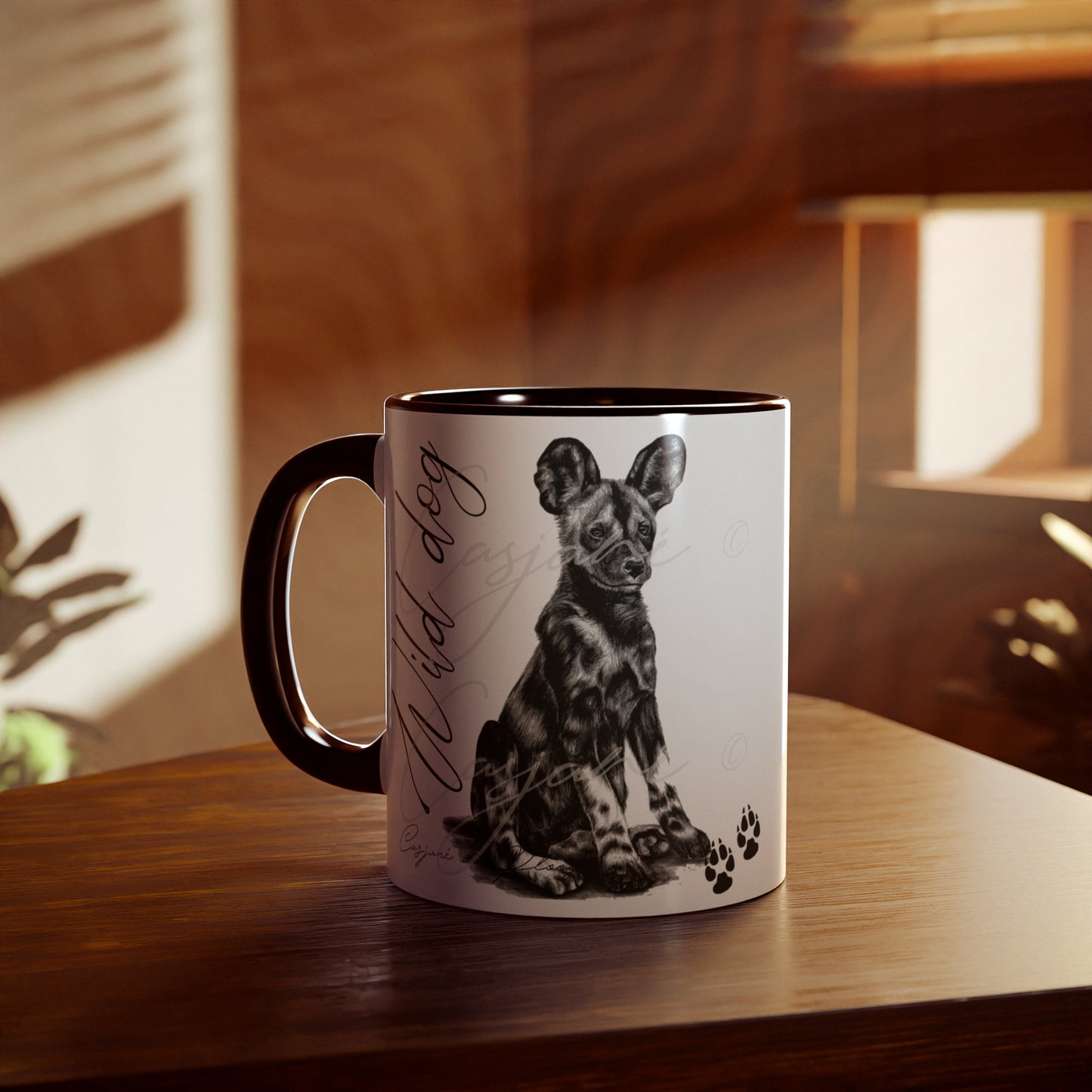 Wild dog Ceramic Coffee Mug