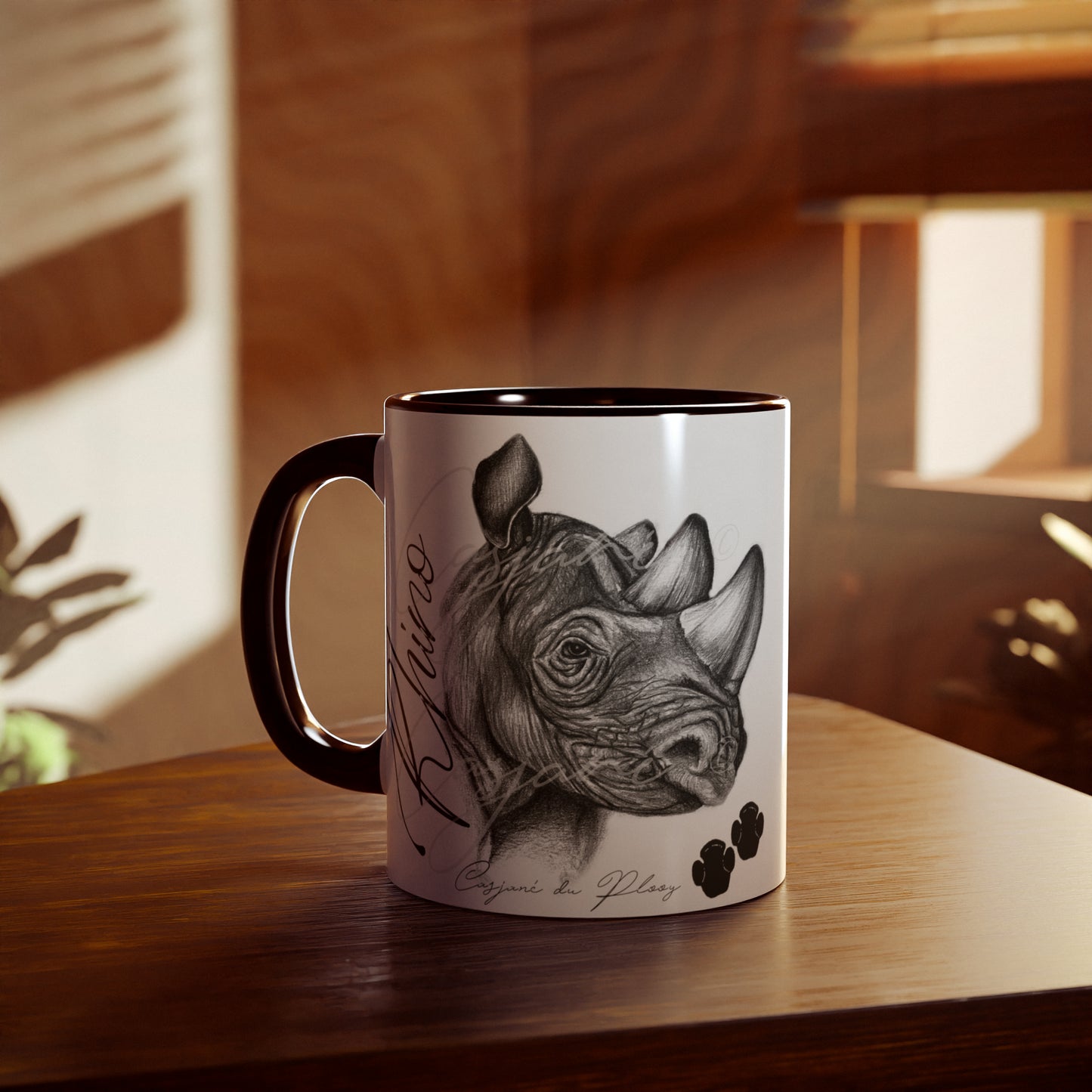 Rhino Ceramic Coffee Mug