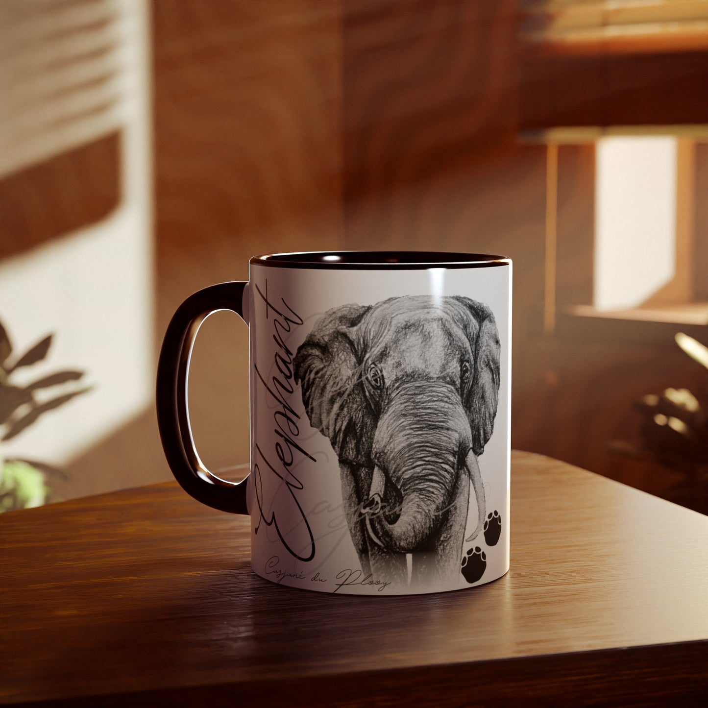 Elephant Ceramic Coffee Mug