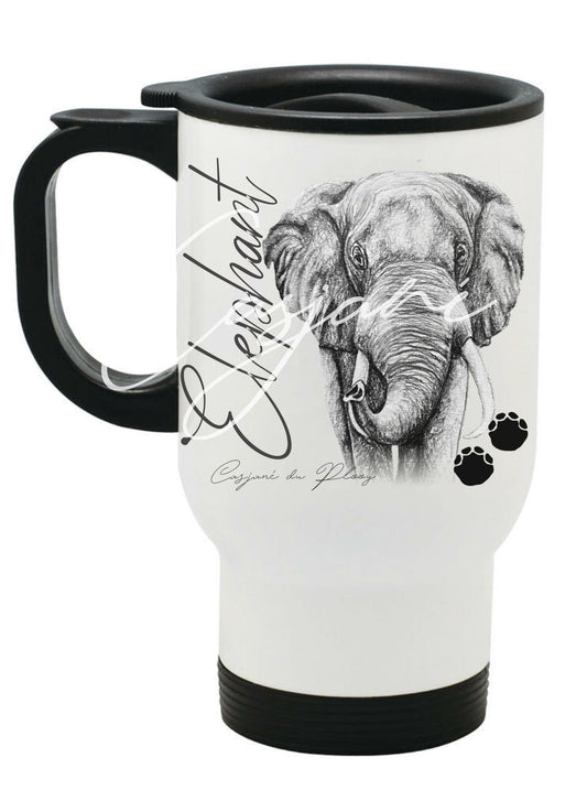 Elephant Stainless Steel Travel Mug