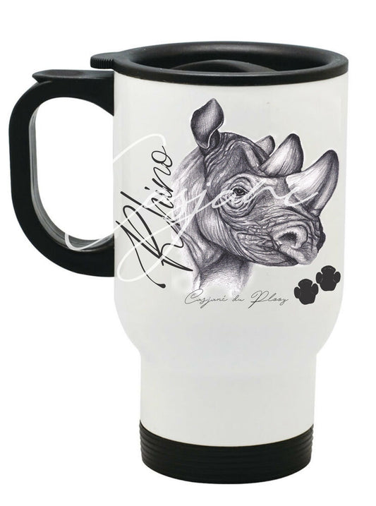 Rhino Stainless Steel Travel Mug